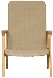 Exotan Loungestoel - Stony - Teak - Army Green - Exotan