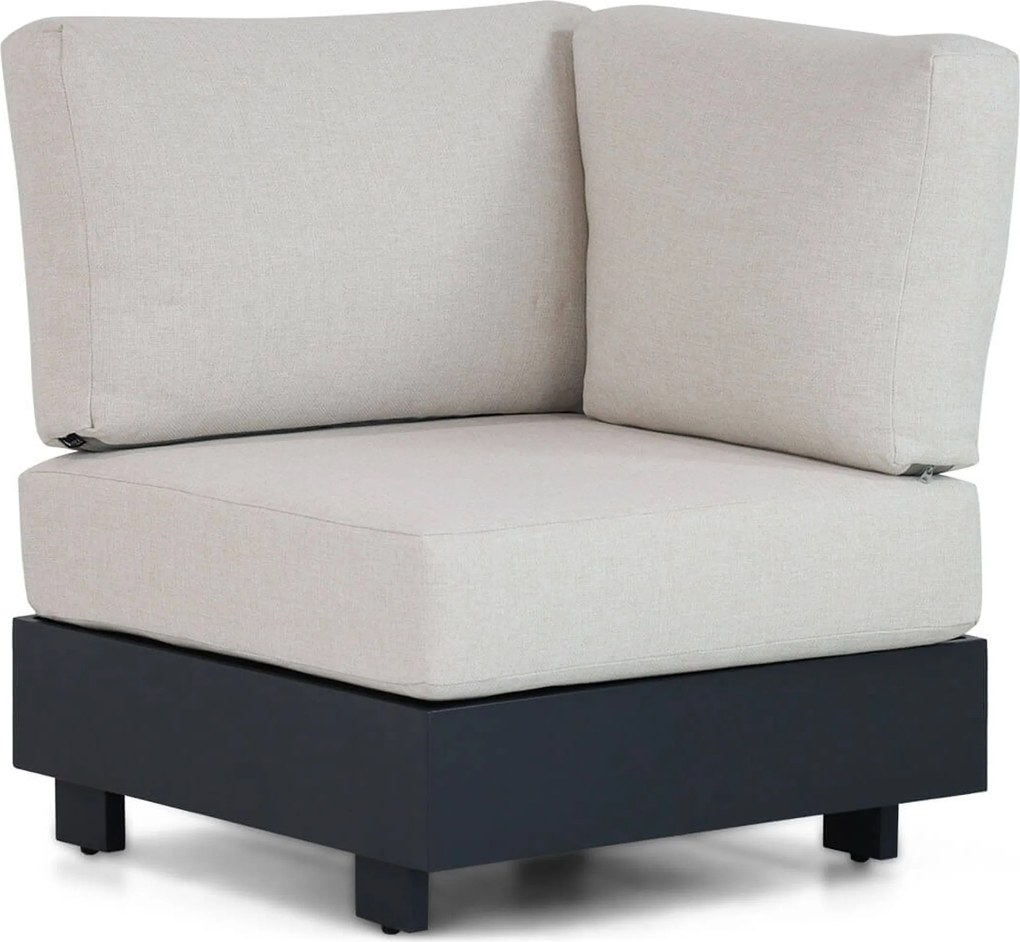 Hoek loungeset 5 personen Aluminium Grijs  Santika Furniture Santika