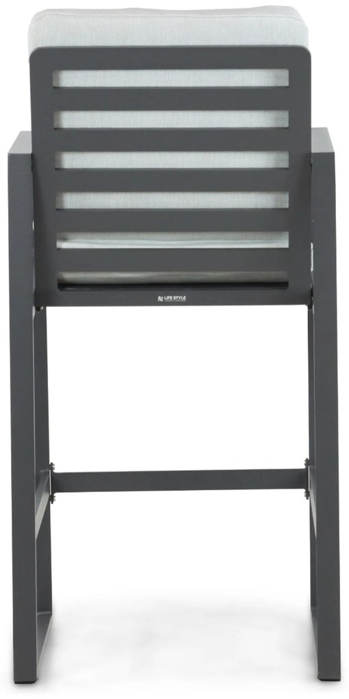 Barstoel Aluminium Grijs-antraciet Lifestyle Garden Furniture Nuno