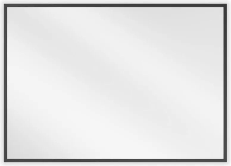 Mexen Loft rechthoekige badkamerspiegel 70 x 50 cm, zwarte lijst - 9852-070-050-000-70