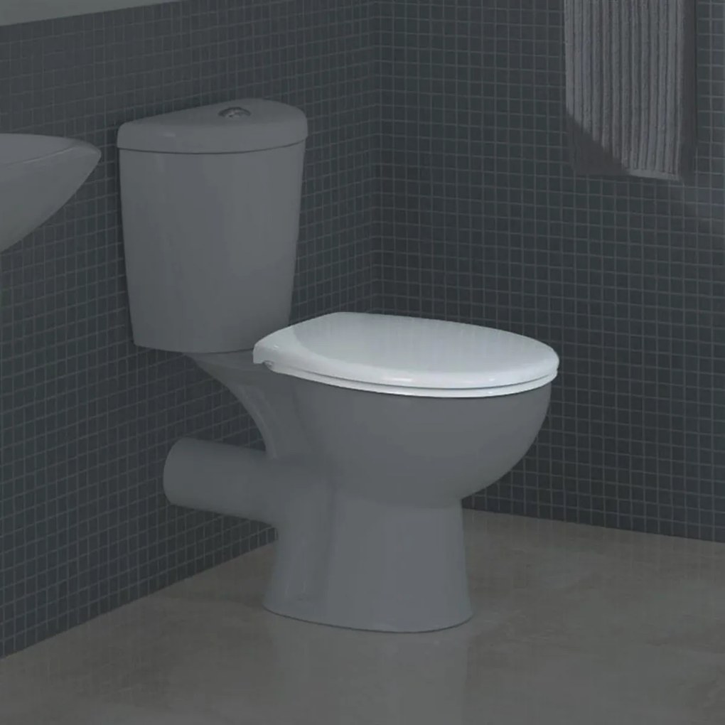 Eastbrook Loire softclose toiletzitting wit glans