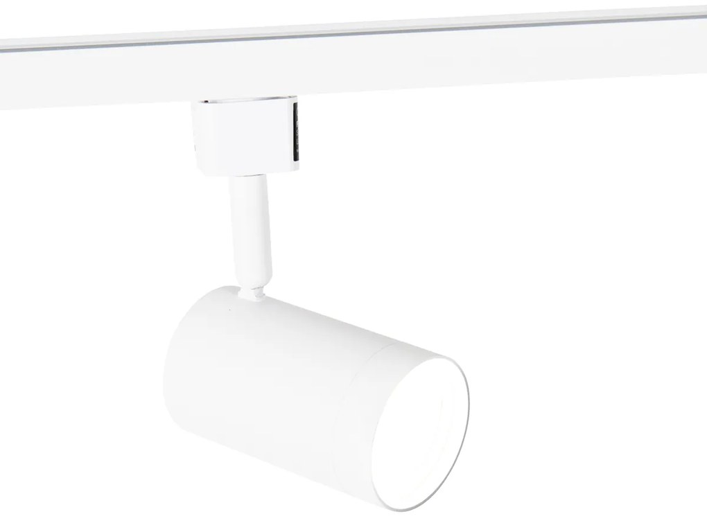 Smart hang railsysteem wit 1-fase incl. 5 Wifi GU10 - Iconic Jeana Modern GU10 Binnenverlichting Lamp