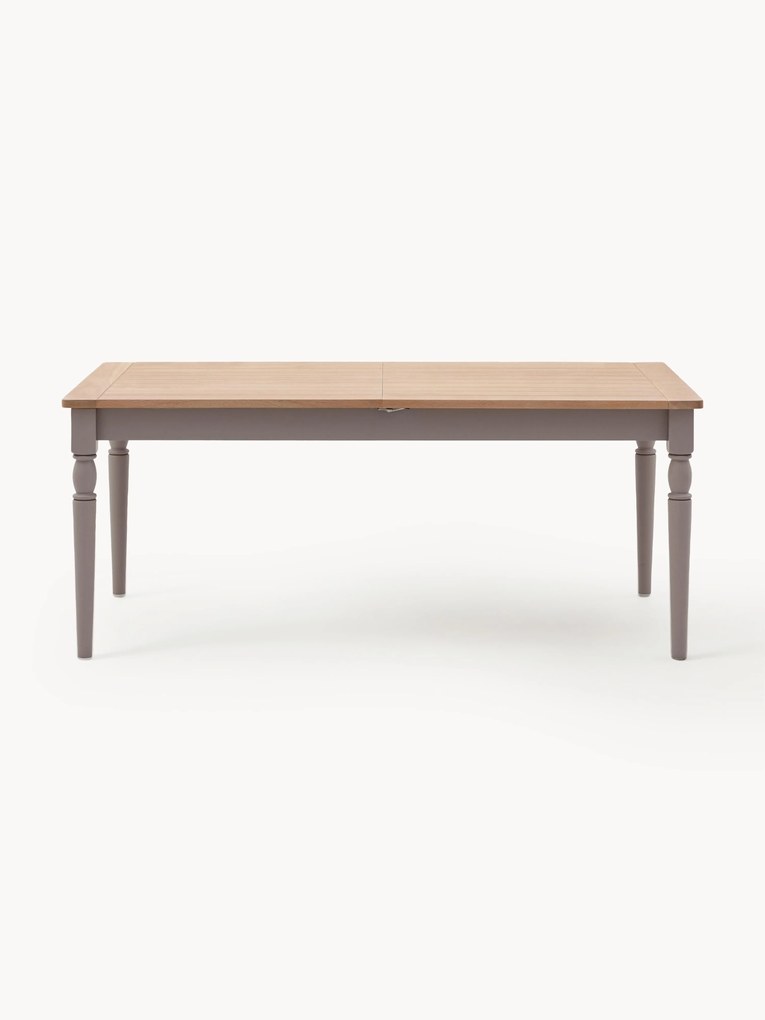 Uitschuifbare houten eettafel Eton, handgemaakt, 180 - 230 x 95 cm