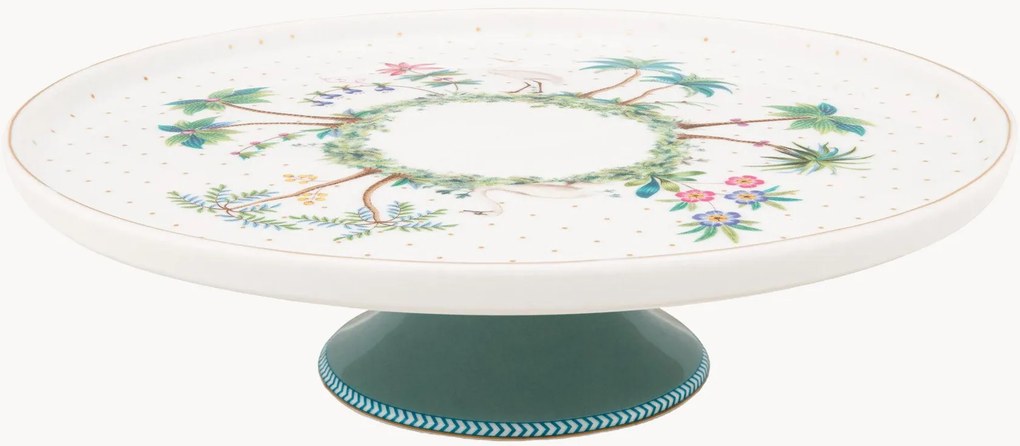 Porseleinen taartplateau Jolie Dots