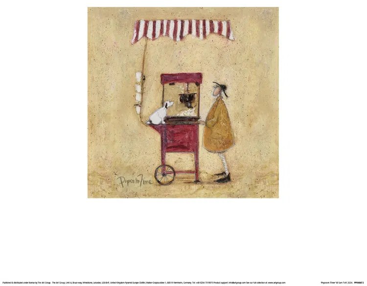 Kunstdruk Sam Toft - Popcorn Time