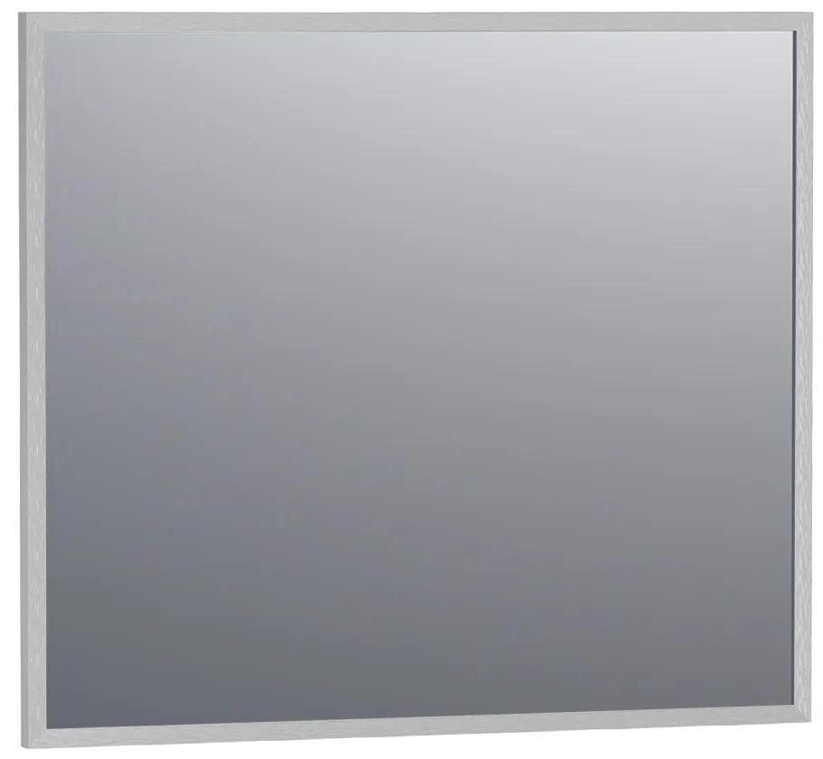 Sanituba Silhouette 80x70cm spiegel met RVS look omlijsting