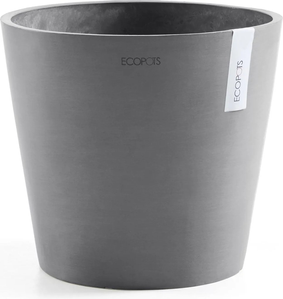 Ecopots bloempot Amsterdam 30 - Rond - Grey - Diameter 30 x H25,4 cm