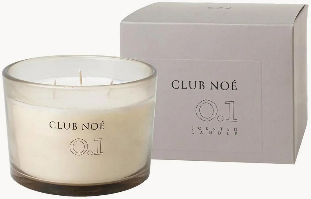 Handgemaakte 3-lonts geurkaars Club Noé 0.1 (jasmijn, saffraan, cederhout)