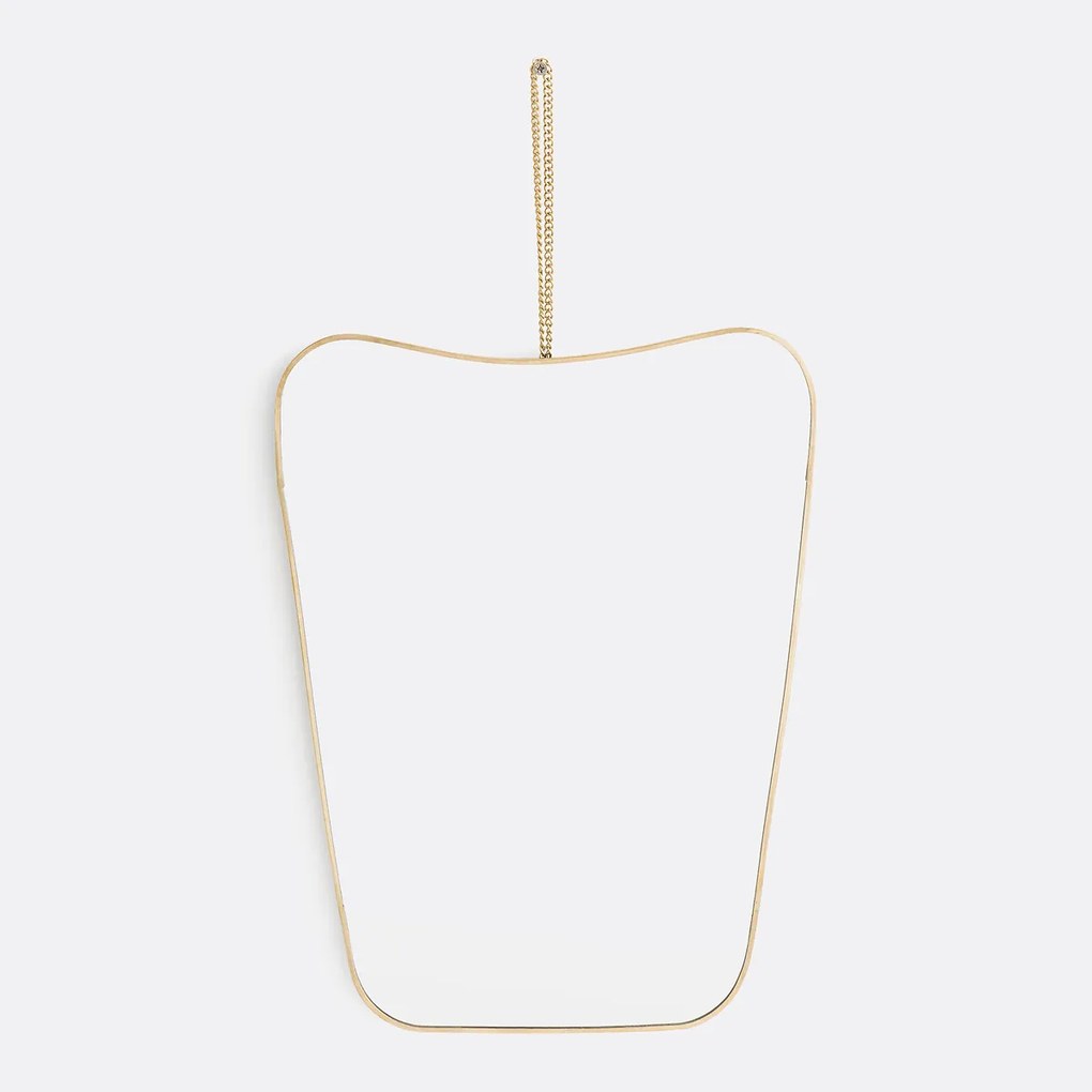 Spiegel in messing 30x40 cm, Uyova