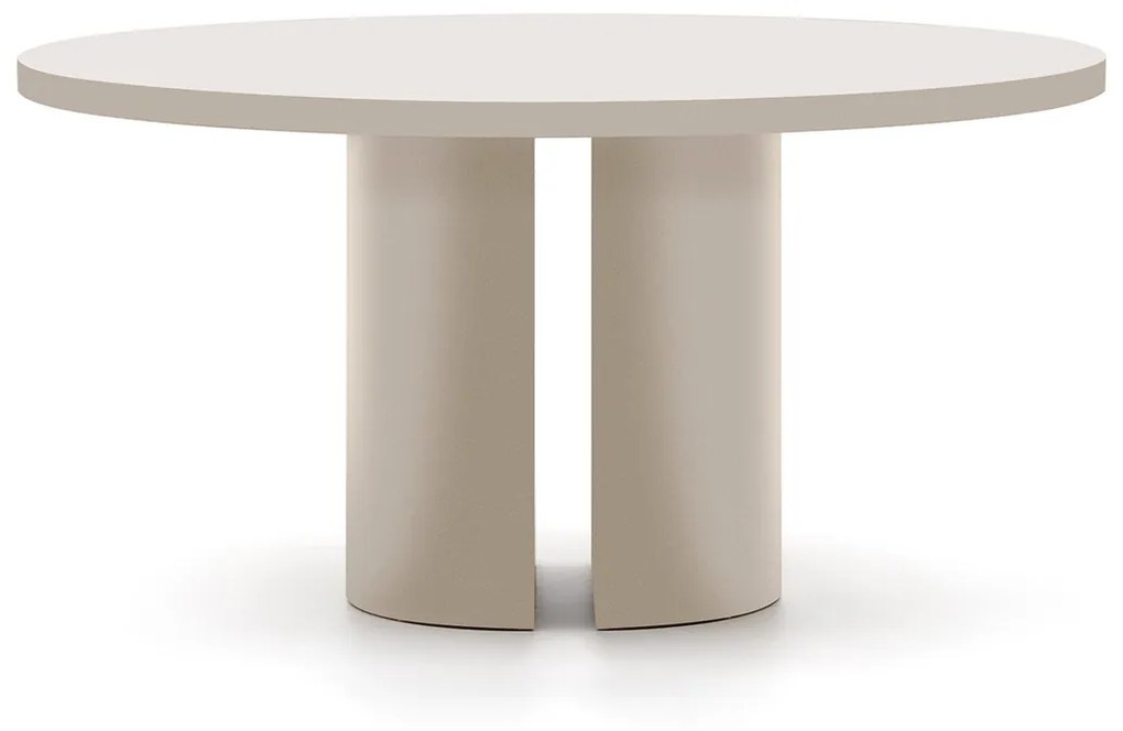 Kave Home Nealy Ronde Eettafel Beige Ecru - 150 X 150cm.