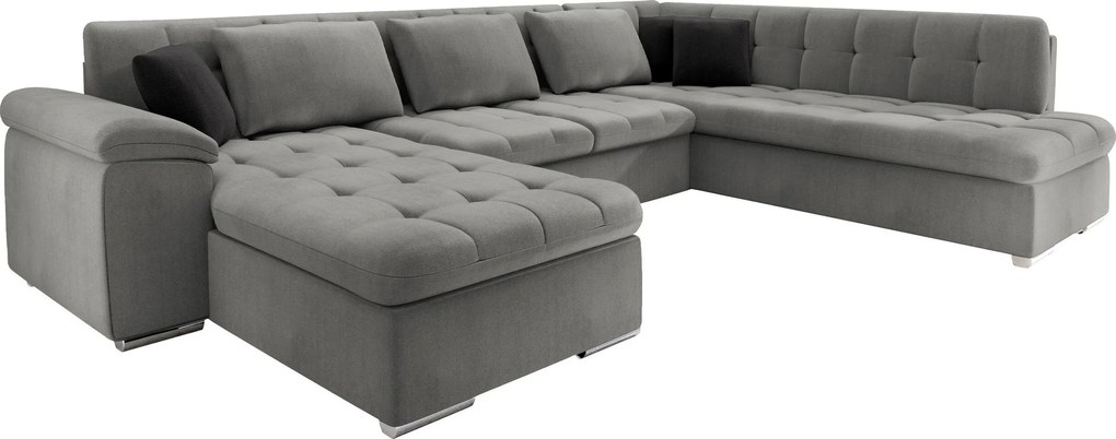 Hoekbank Comfivo Gemma IV, Aanwezig, Aanwezig, 348x205x76cm, 144 kg, Poten: Kunststof