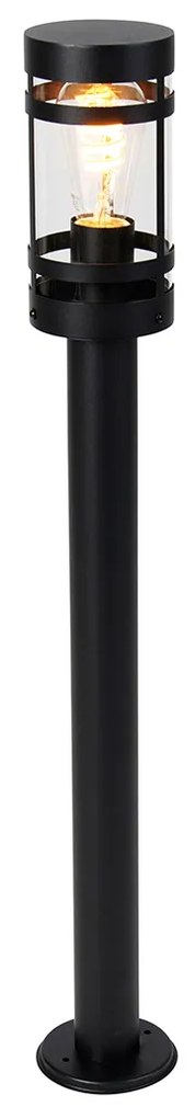 Smart buitenlamp met dimmer zwart 80 cm IP44 incl. Wifi ST64 - Gleam Modern E27 IP44 Buitenverlichting cilinder / rond