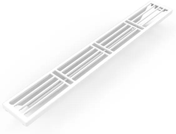 Stelrad bovenrooster voor radiator 70x6.3cm type 11 70x6.3cm Staal Wit glans R30021107