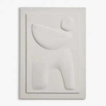 Decoratief Canvas 100x140 Cm Met Reliëf Quelio B - Sklum