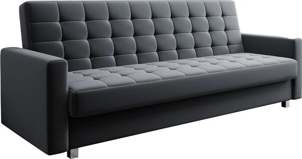 Slaapbank Decatur 105, Aantal zitplaatsen: 3, Aanwezig, 95x216x90cm, 67 kg, Poten: Metaal