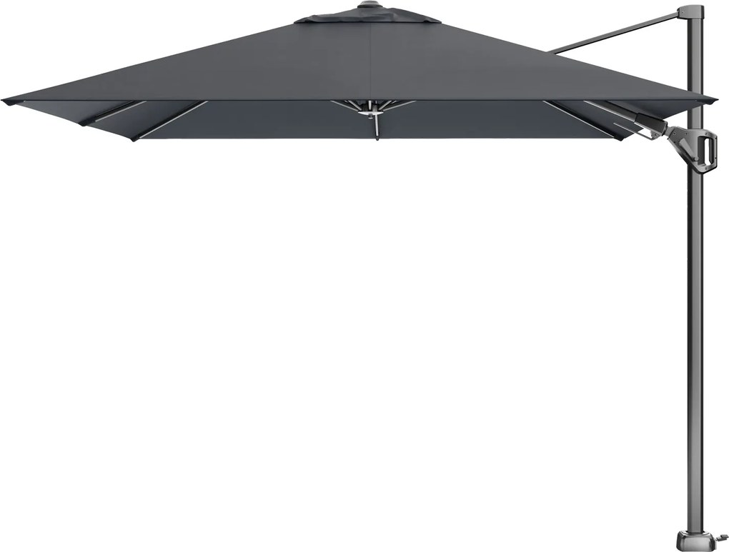 Platinum Voyager Vierkante Zweefparasol T2 2,7x2,7 m. - Faded Black