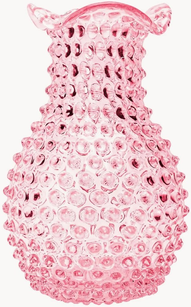 Mondgeblazen vaas Hobnail, H 21 cm