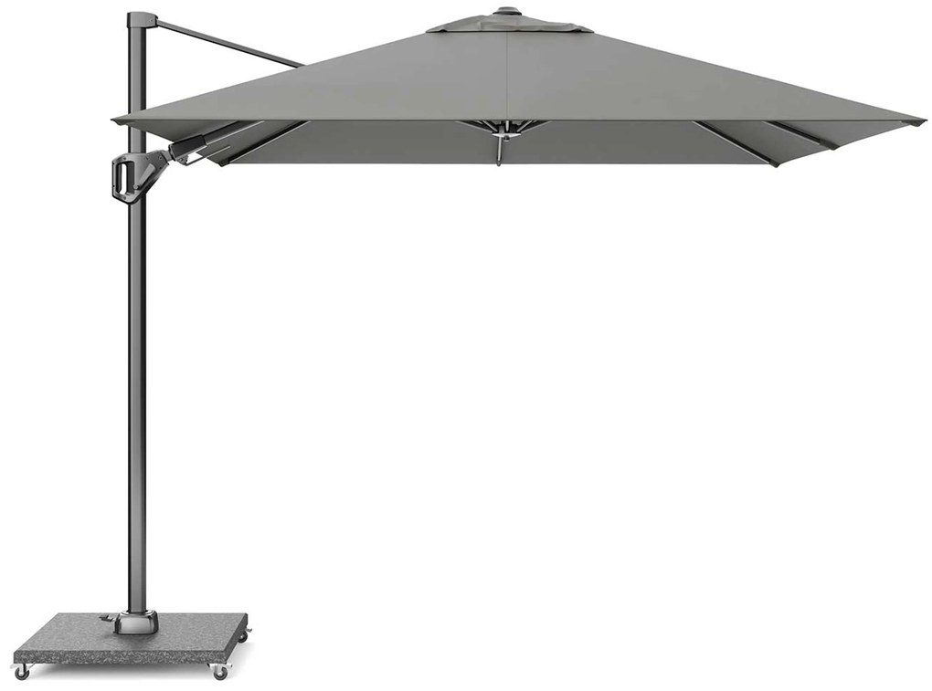 Zweefparasol  2.7 x 2.7m T2 (excl. voet) Grijs-antraciet Platinum Voyager