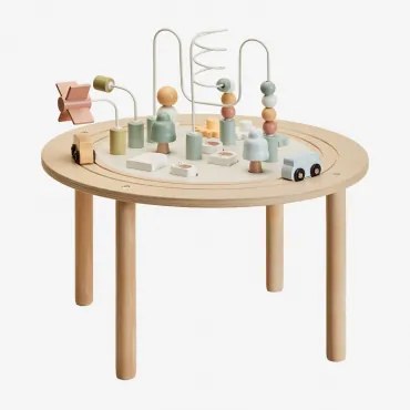 Multifunctionele Houten Tafel Columba Kids Houtbruin - Sklum