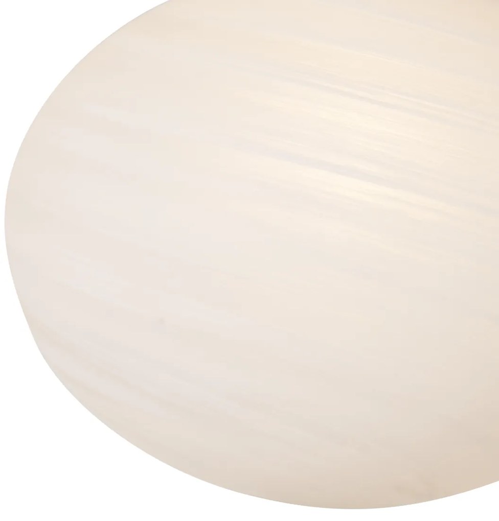 Art Deco hanglamp goud met opaal glas 5-lichts - Yani Art Deco G9 bol / globe / rond rond Binnenverlichting Lamp