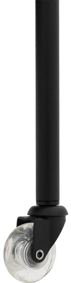 Goossens Excellent Eetkamerstoel Leogang rood leer met armleuning en met wielen, elegant chic