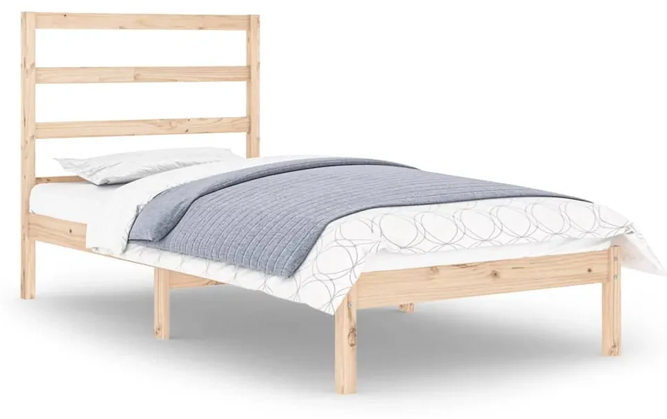 vidaXL Bedframe massief hout 90x190 cm 3FT Single