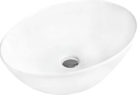 Mexen Marina opbouwwastafel 56 x 38 cm, wit - 21195600