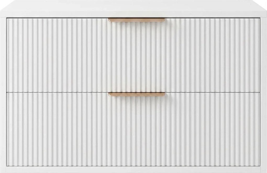 Badkamerkast onder wastafel Rea Mono 80cm White