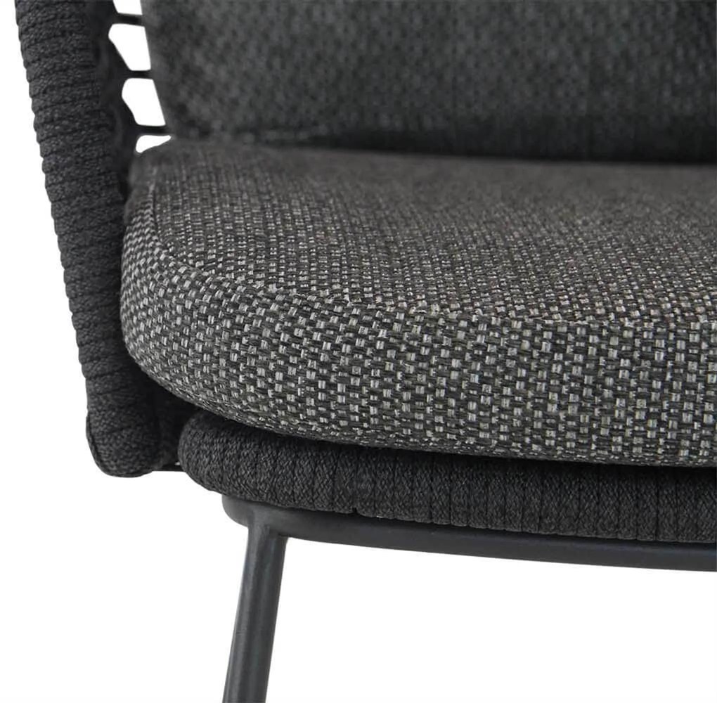 Tuinset 6 personen Rope Grijs 4 Seasons Outdoor Fabrice/Talai