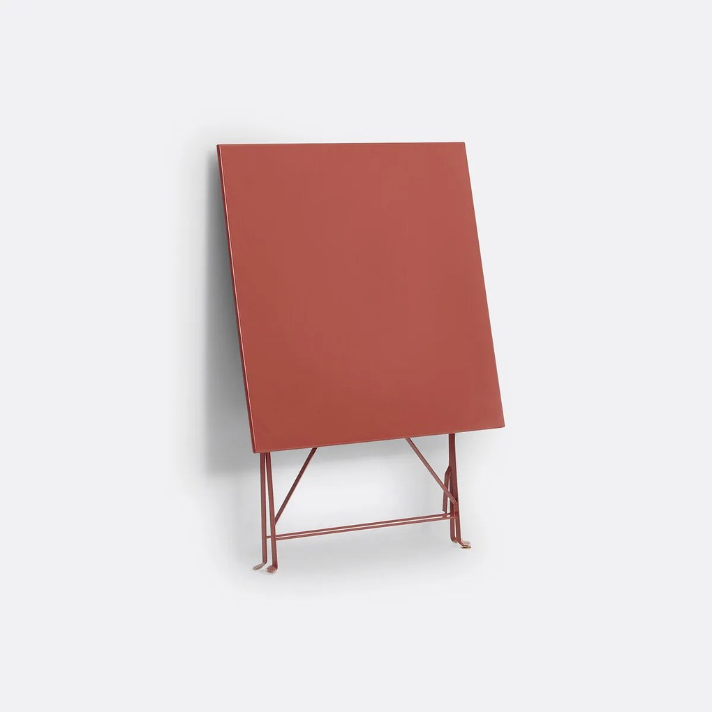 Vierkante plooibare tafel in metaal, Ozevan