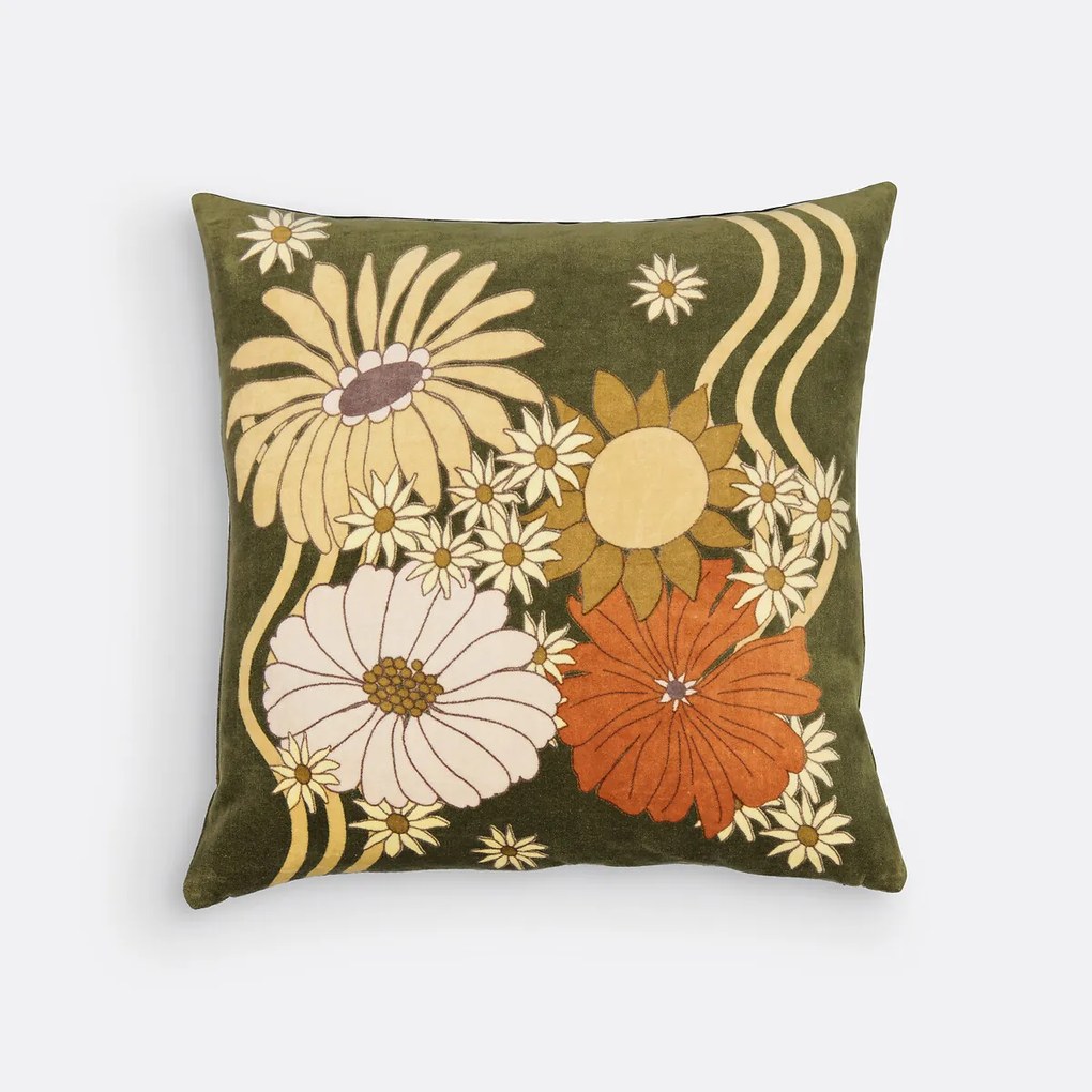 Kussenhoes in fluweel 45X45 cm, Annie