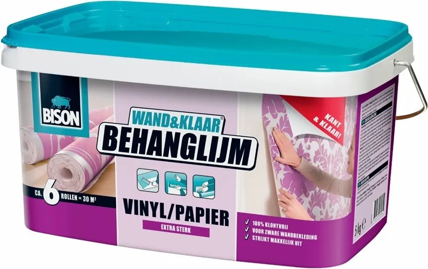 Bison Wand & Klaar Behanglijm Papierbehang / Vinylbehang 2,5 kg