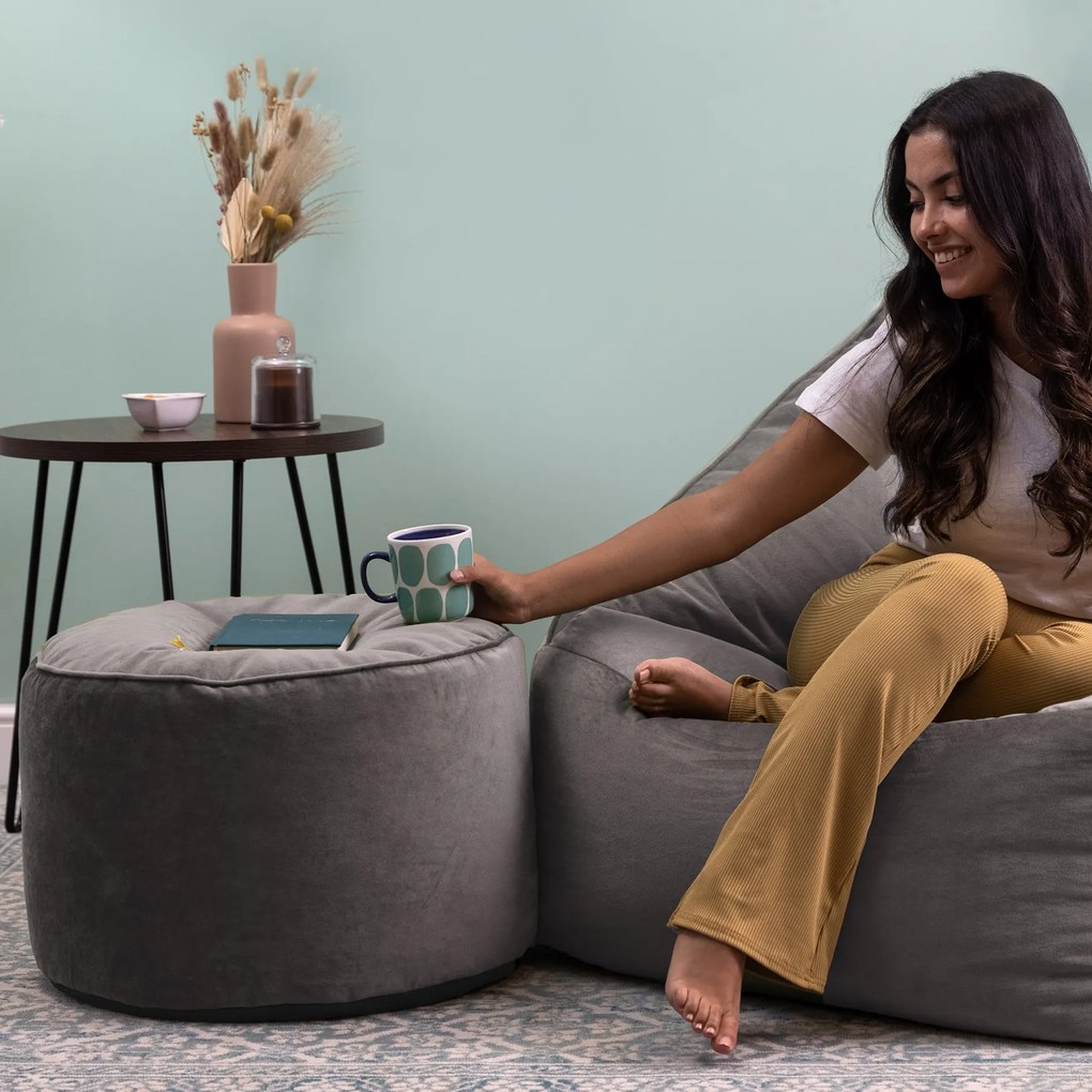 Milano Velvet Bean Bag Pouffe