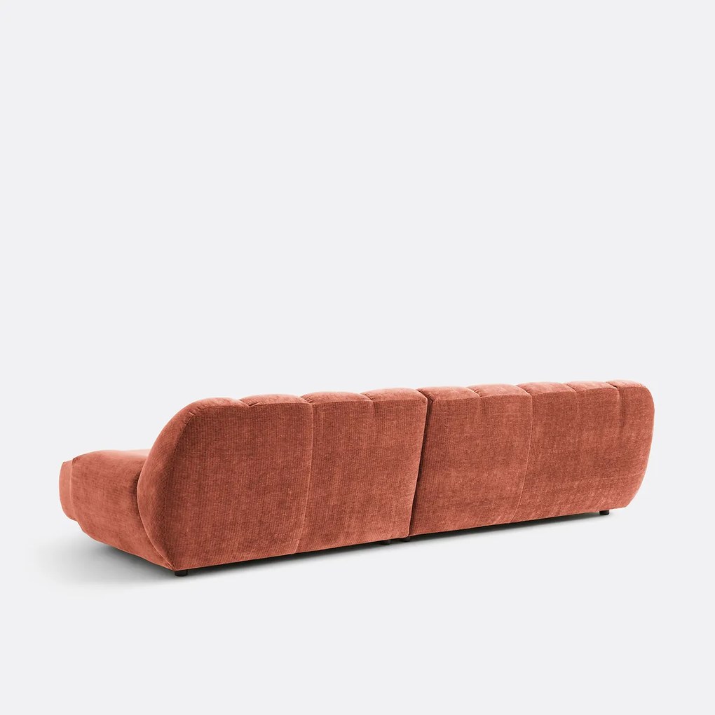 Vintage ribfluwelen hoekbank, Nuria