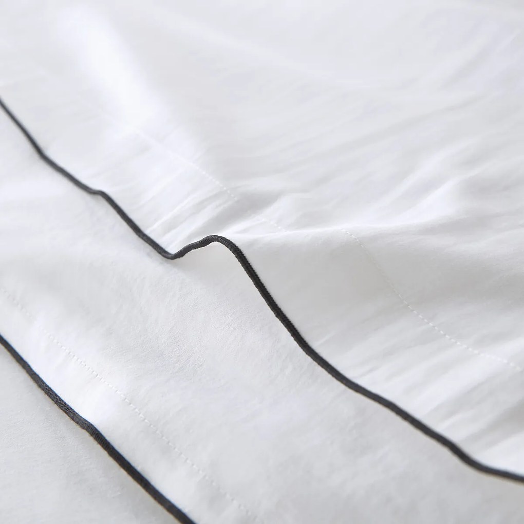 Dekbedovertrek van gewassen katoensatijn, 118 draden, Victor uni