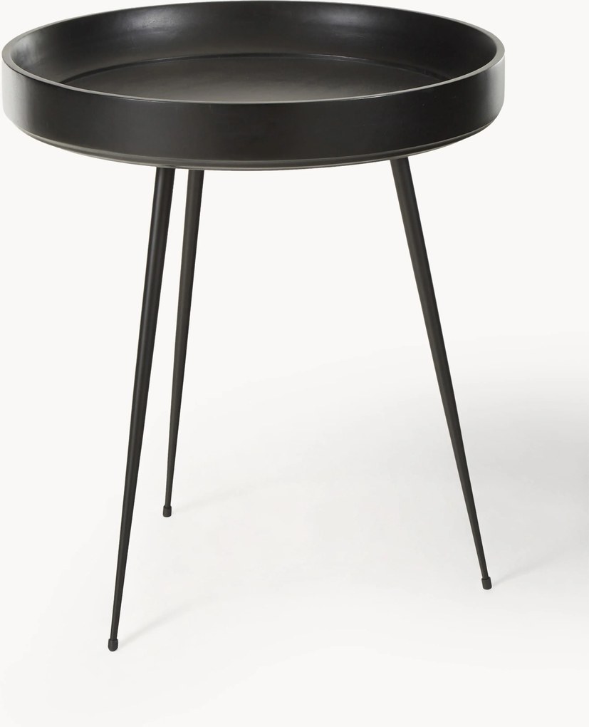 Ronde bijzettafel Bowl van mangohout