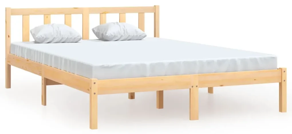 vidaXL Bedframe massief grenenhout 120x200 cm