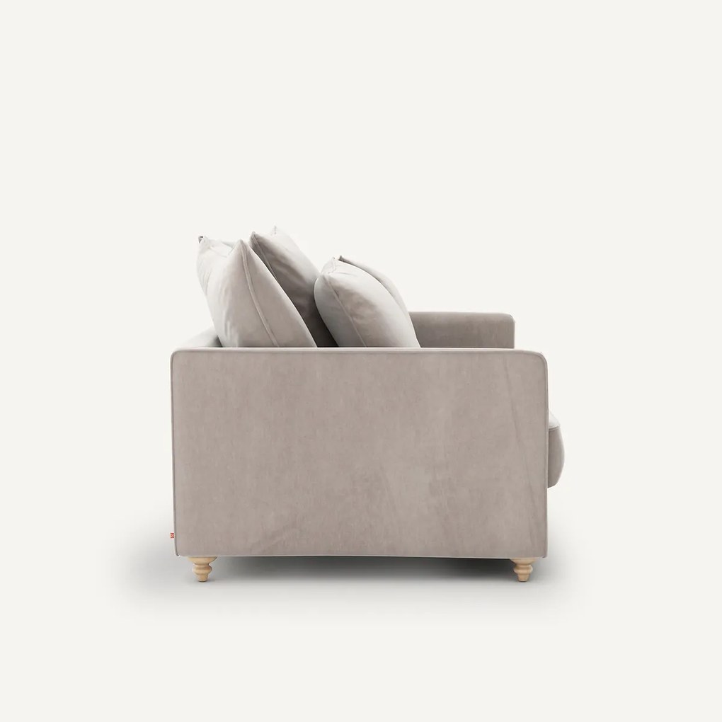 2-zits omvormbare zetel van fluweel, Lazare