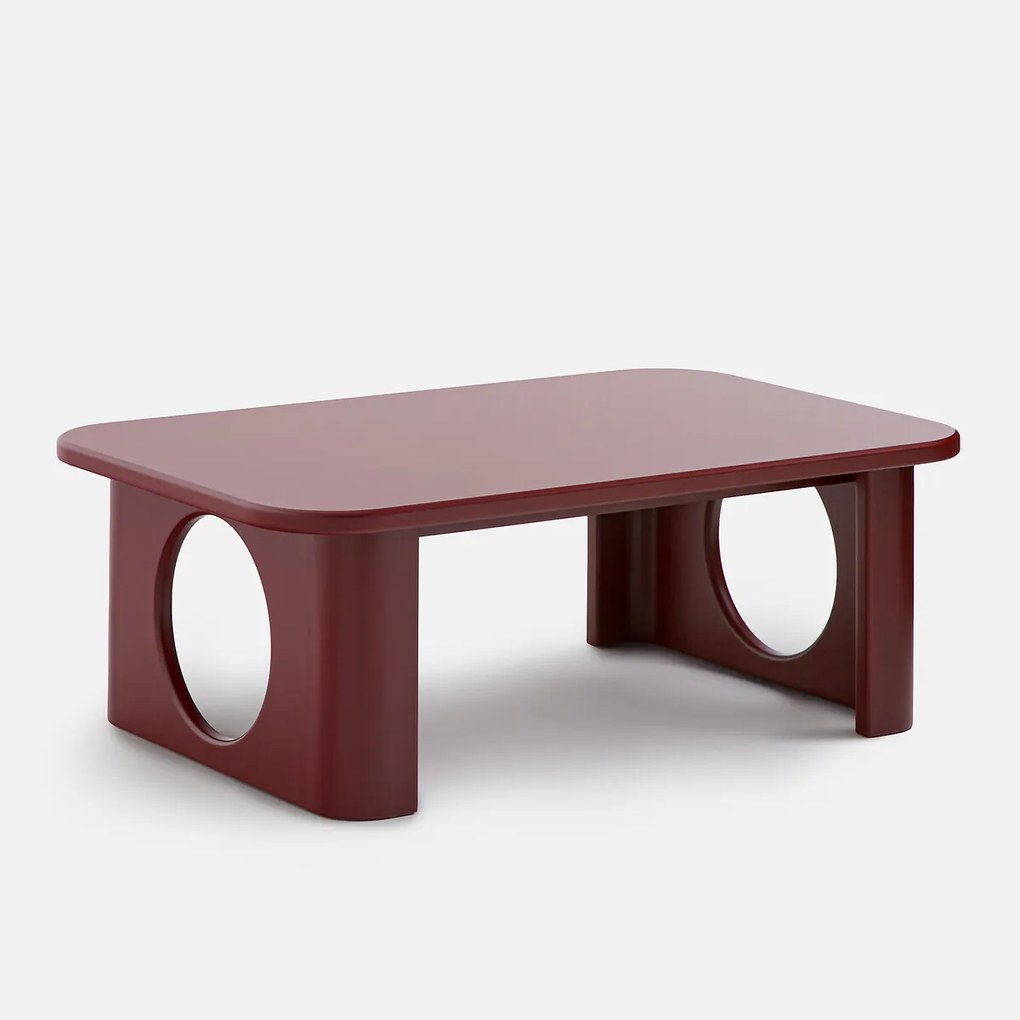 Salontafel met gebeeldhouwde poten, lengte 88 cm, MORTI