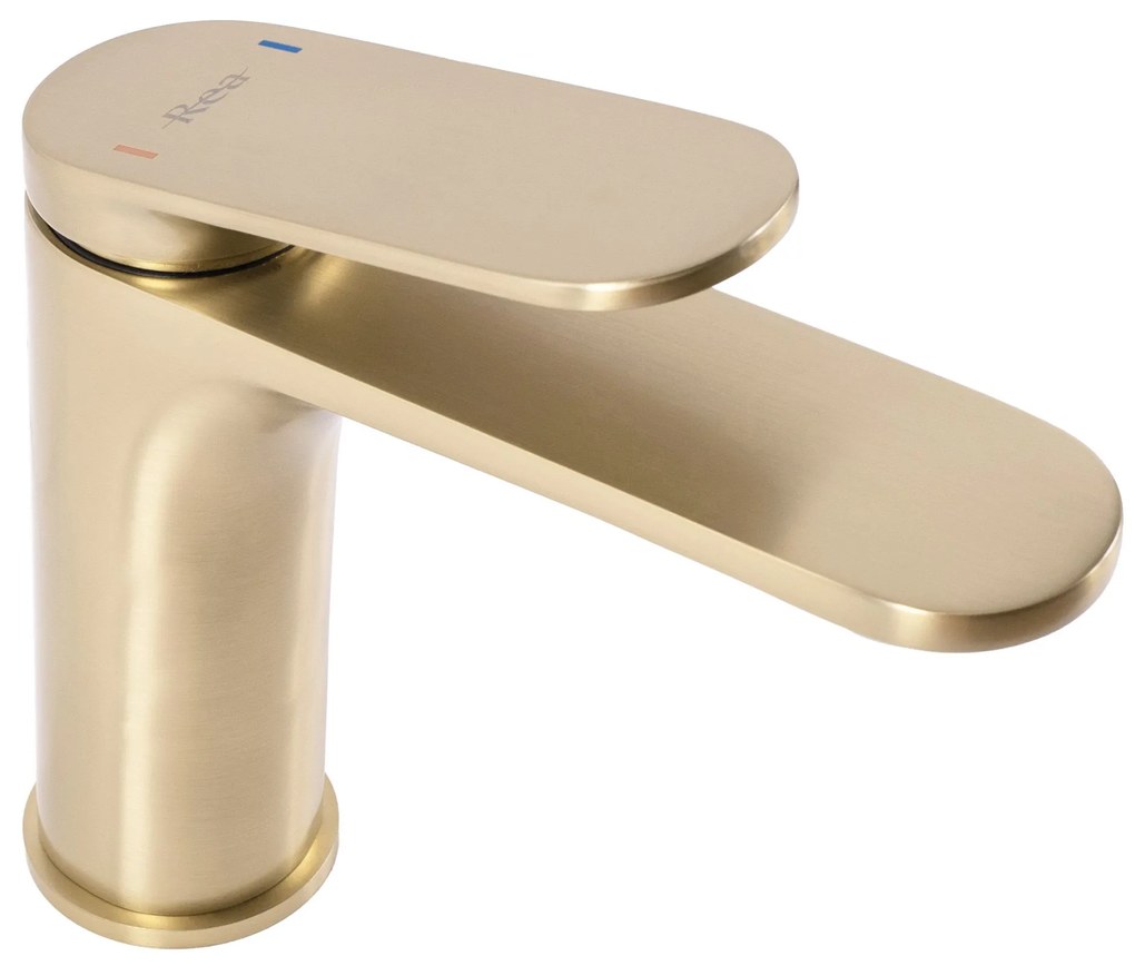 Wastafelkraan Rea Marco Gold Brush Low