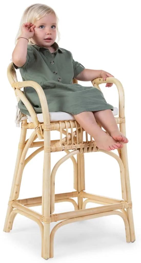 CHILDHOME Kinderstoel met kussen Montana rattan