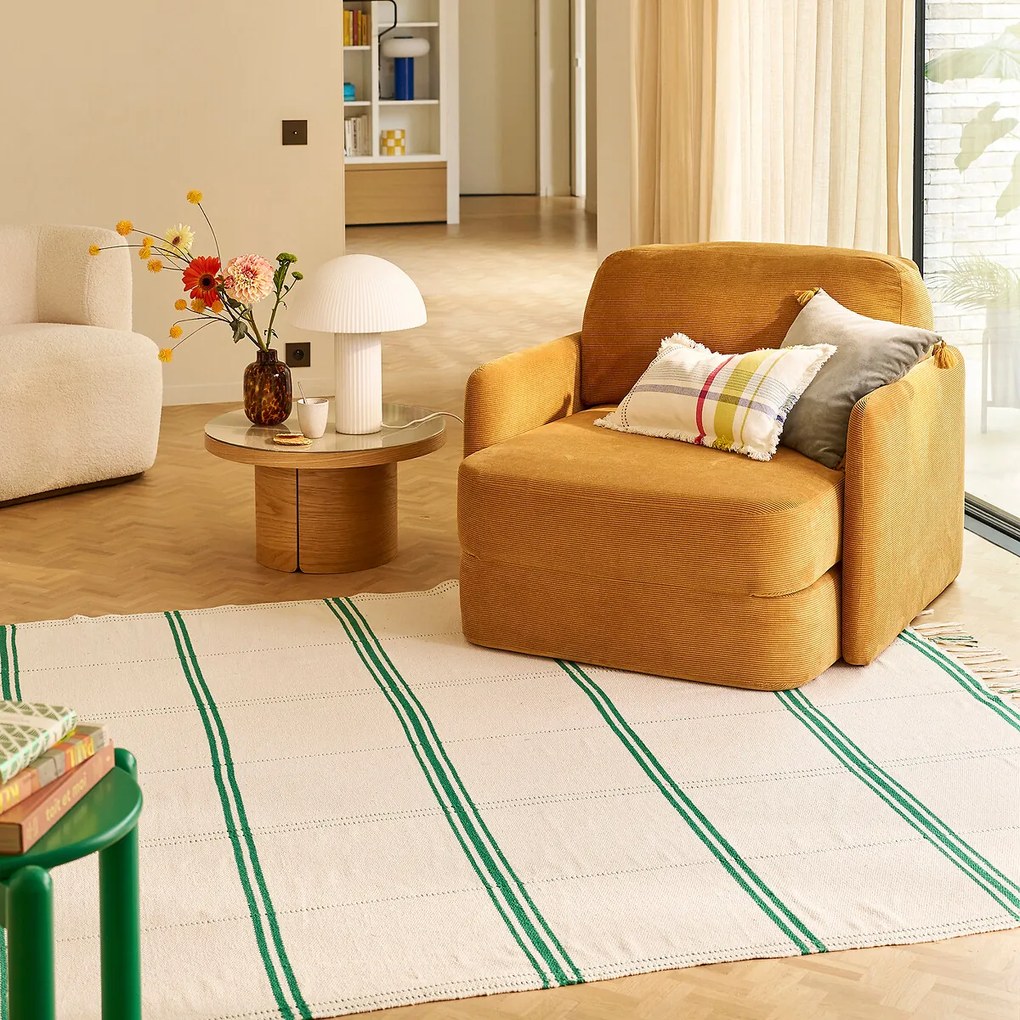 Omvormbare fauteuil in fluweel, Haley