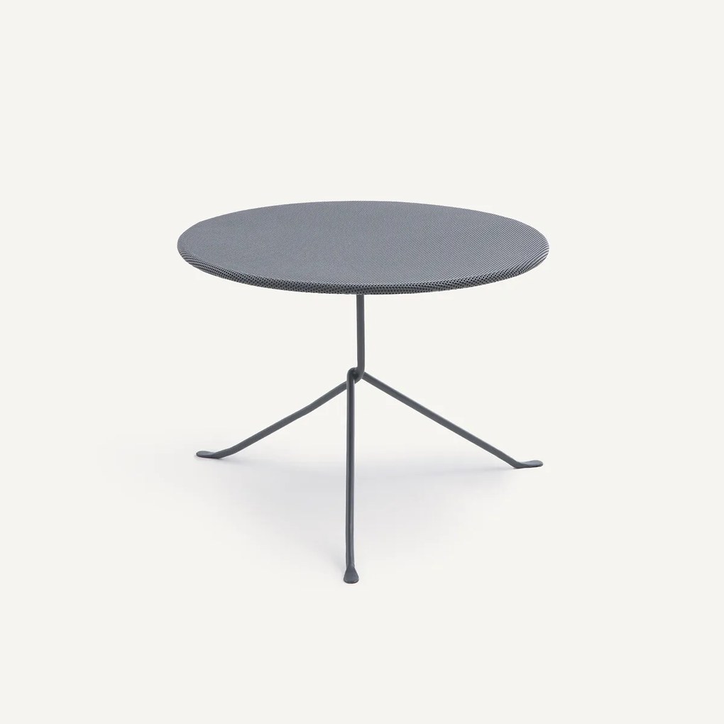 Bijzettafel in geperforeerd ijzer, H34 cm, Joy
