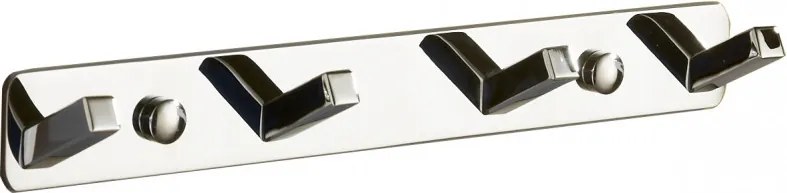 Mexen viervoudige handdoekhanger, chroom - 709174-00
