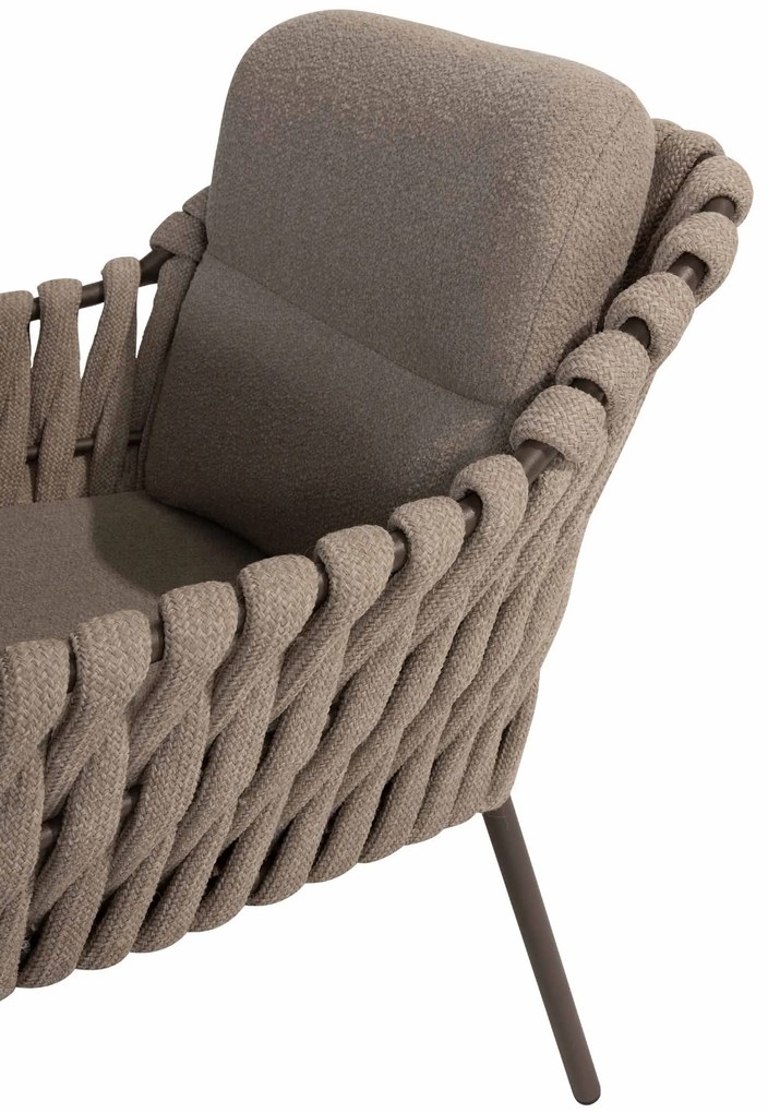 4 Seasons Outdoor Montera tuinstoel terre  Tuinstoel    bruin weerbestendig