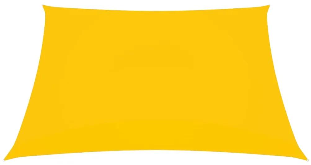 vidaXL Zonnescherm vierkant 3,6x3,6 m oxford stof geel