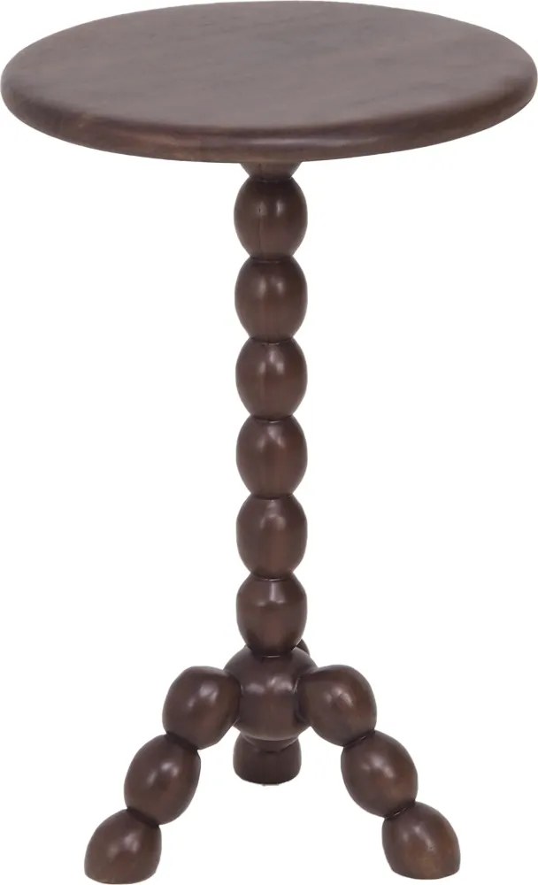 Houten Bijzettafel - 35 X 35cm.