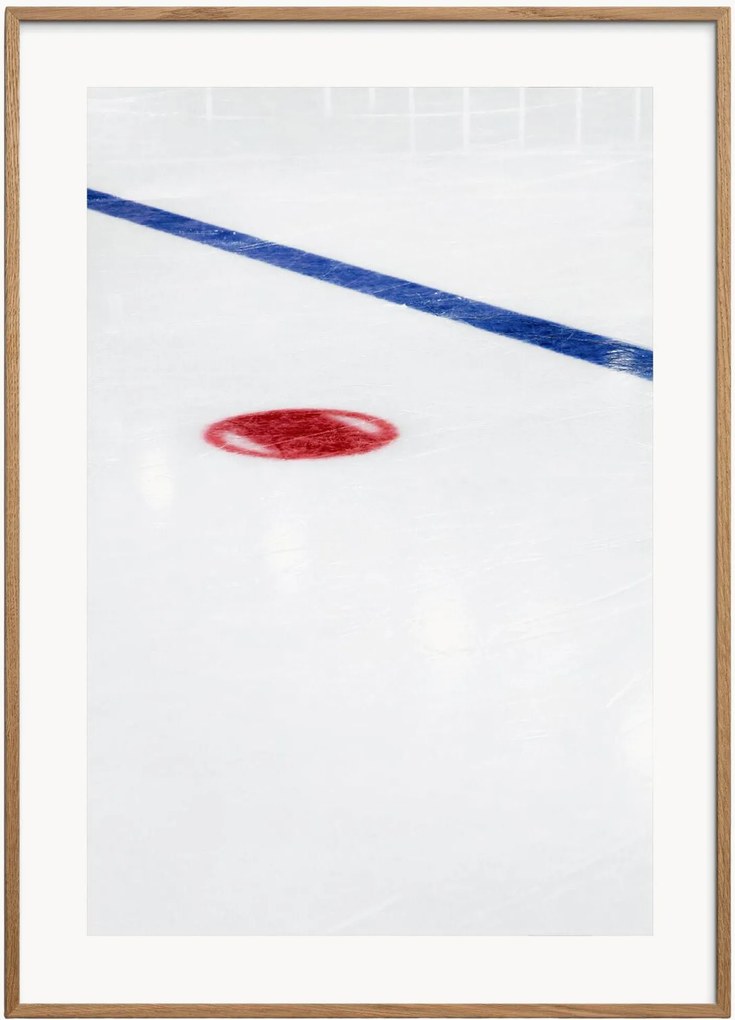 Ingelijste digitale print Ice Hockey