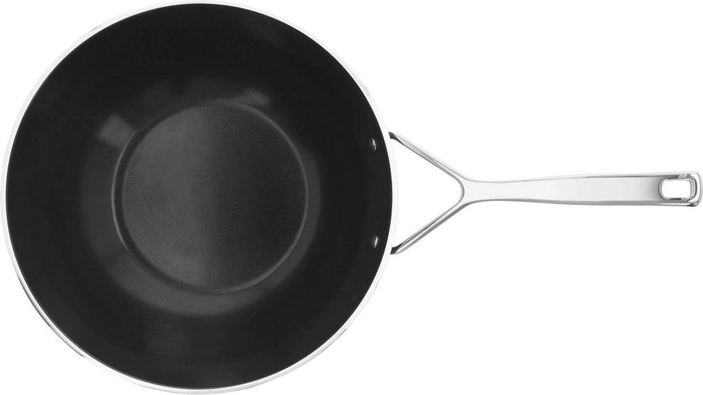 Demeyere Alu Pro 5 Wok vlakke bodem Ceraforce 30 cm - Alu Pro 5 - Demeyere
