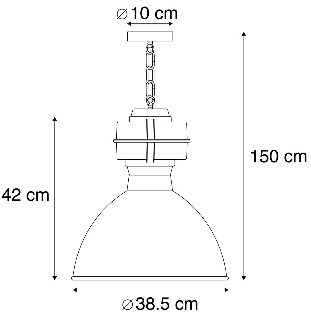 Industriële hanglamp klein mat zwart - Sicko Industriele / Industrie / Industrial, Modern E27 rond Binnenverlichting Lamp